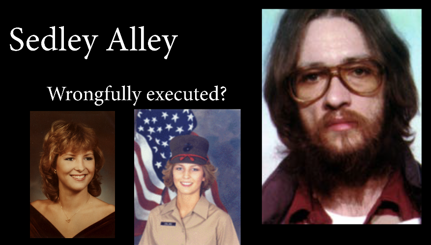 sedley alley wrongfully executed