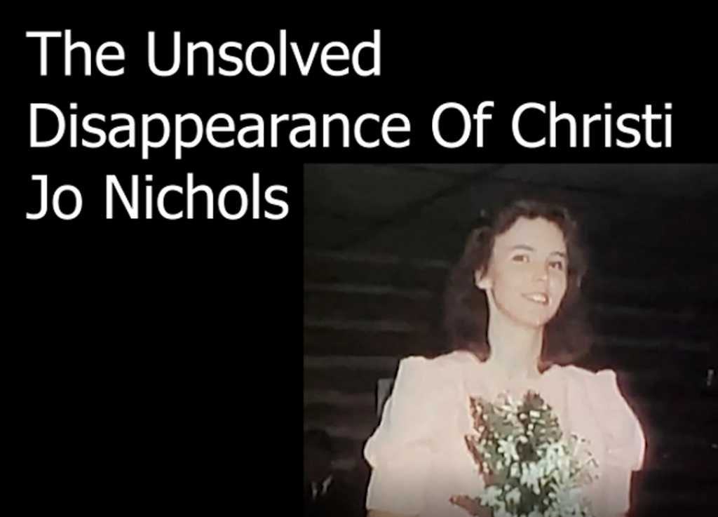 disappearance of christi jo nichols